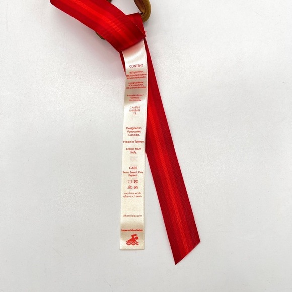 LEFT ON FRIDAY Top Shelf Bikini Top Womens Small Tan Lines Brown Square NeckNEW - Picture 8 of 9